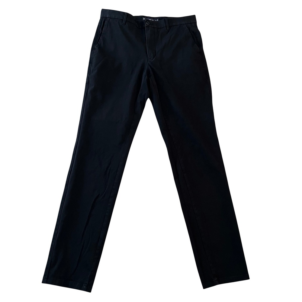 Everlane Uniform Performance Chino Pants Black Slim Fit 32x34 Men Cotton Stretch